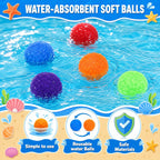 Juego de lanzador de globos de agua, 1 lanzador estilo arco, 12 bolas de