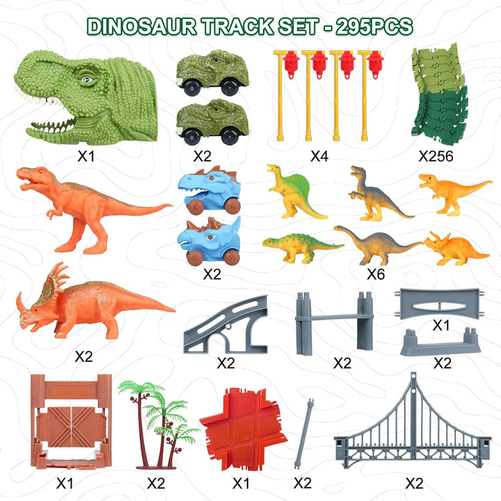 ToyFuntasy - Juguetes de pista de dinosaurio para niños - Los mejor...