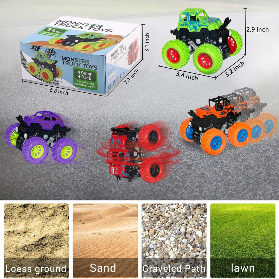 Monster Truck Toys - Autos de juguete accionados por