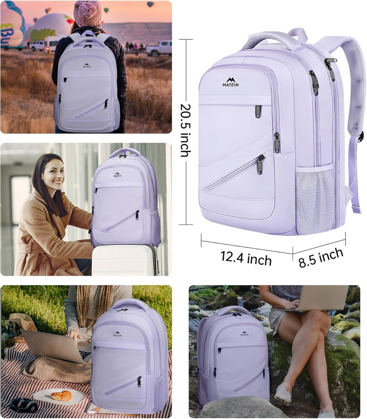 MATEIN - Mochila extra grande para portátil para mujeres, 50 L, de...