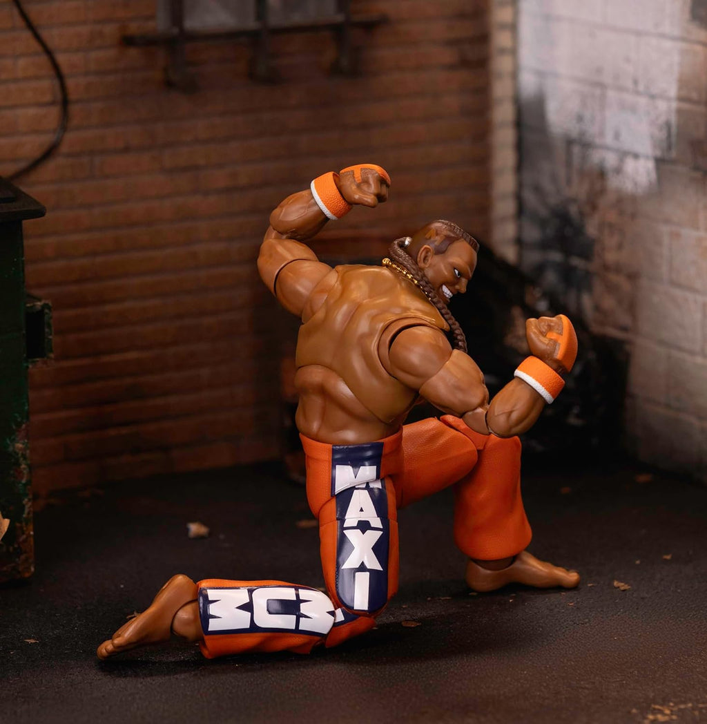 Jada Toys - Figura de acción de Street Fighter II Dee Jay Wave 3 - Escala 1:12