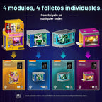 Lumibricks Cyberpunk Game Stack Lighting-Building-Bricks Set - 2580 Pcs