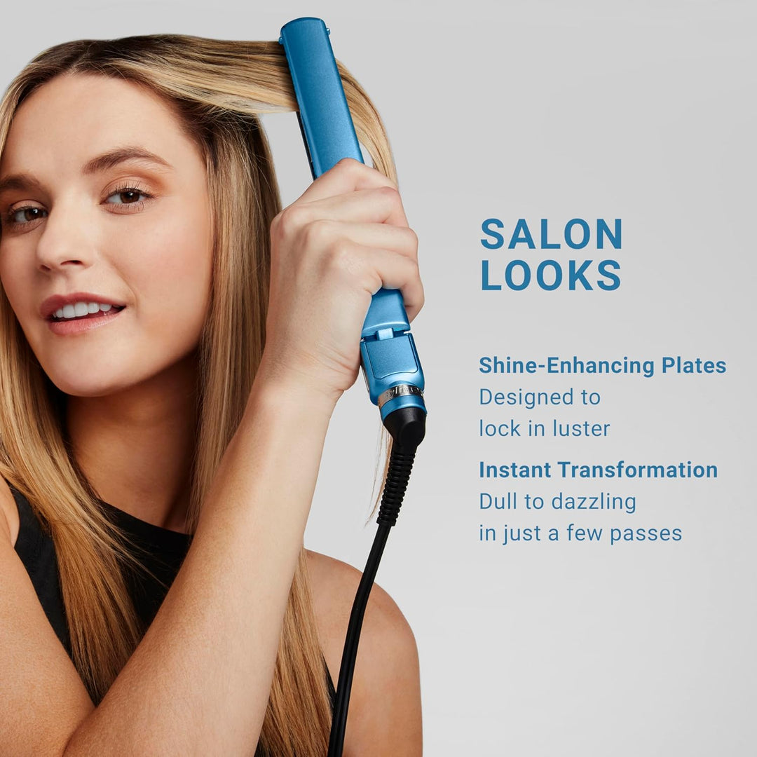 BaBylissPRO 1" Ultra Thin Flat Iron, Hair Straightener, Shorter...
