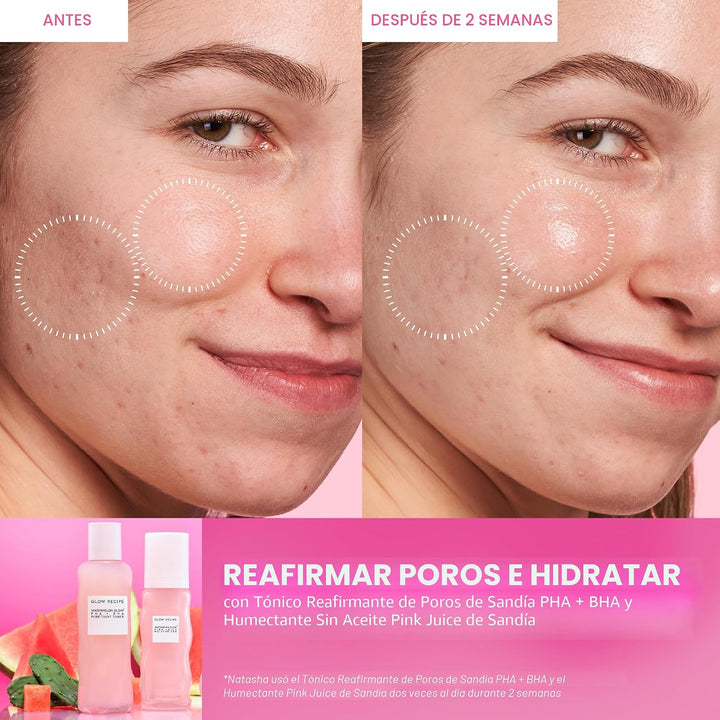Glow Recipe PHA + BHA Tónico Facial - Minimizador de Poros Coreano...