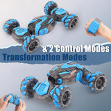 Auto de acrobacias RC con detección de gestos para niños, juguetes...