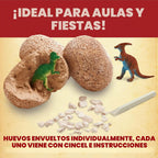 MindWare ¡Desenterralo! Kit de excavación de huevos de dinosaurio