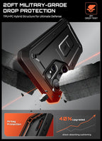 SUPCASE Funda para Galaxy S26 Ultra con 2 protectores de vidrio templado