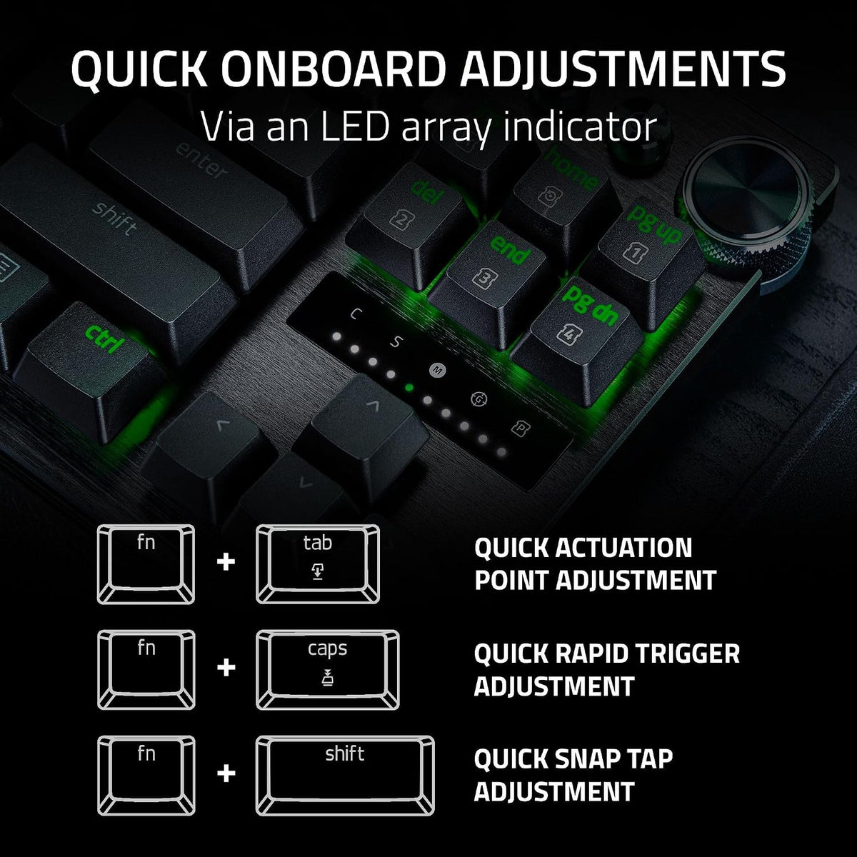 Razer Huntsman V3 Pro TKL Esports Gaming teclado, negro