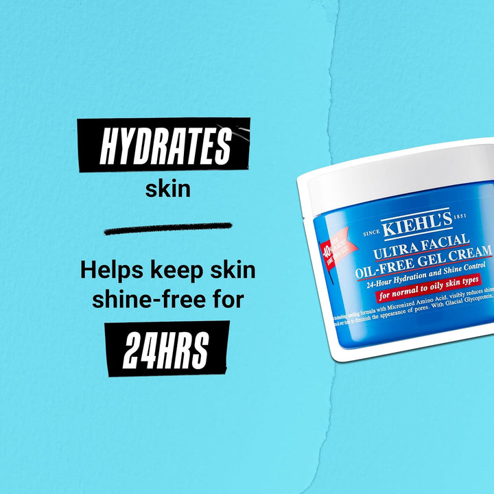 Kiehl's Ultra Facial - Hidratante sin aceite en gel para piel g...