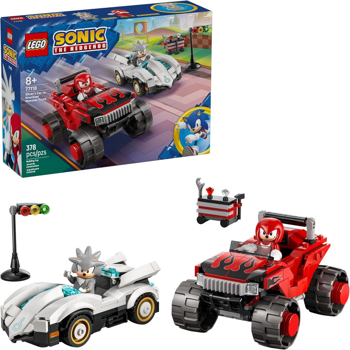 LEGO Sonic The Hedgehog Silver - Juguete de construcción de camión...