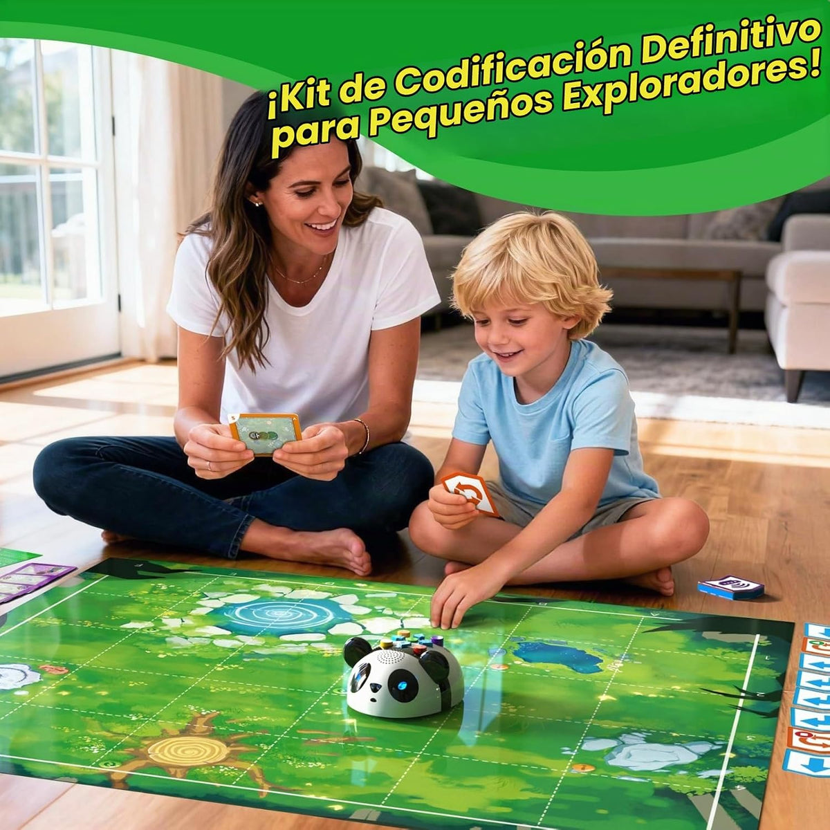 Apitor Robot Panda Coding Robot para 4-6, juguete de aprendizaje STEM sin