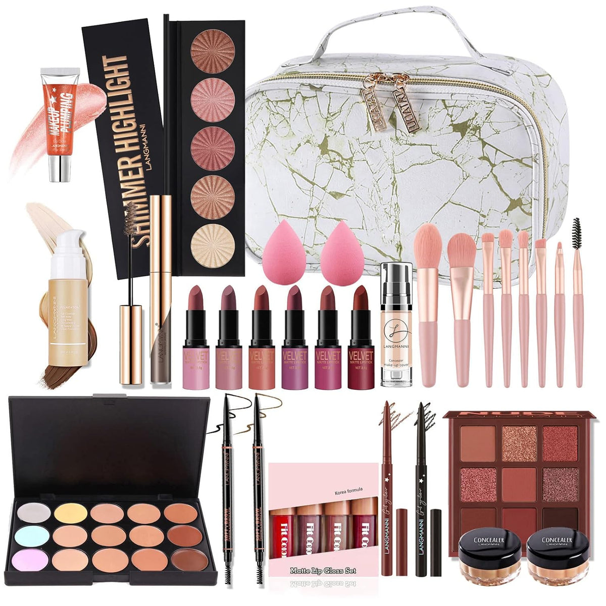 FantasyDay Juego de regalo de maquillaje todo en uno | Kit de maqui...
