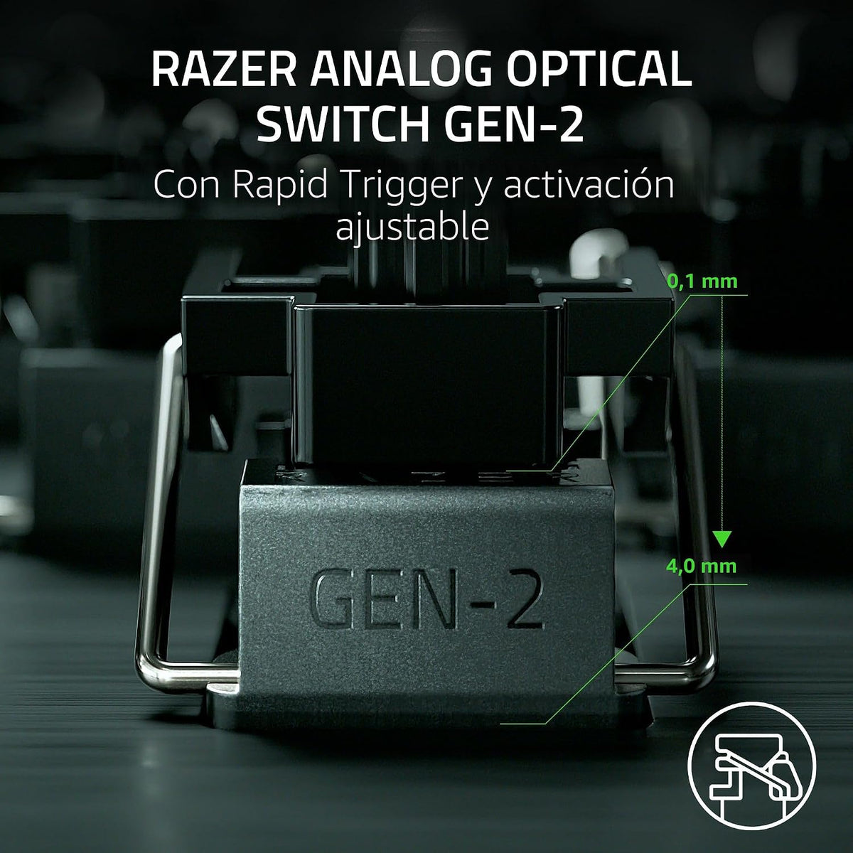 Razer Huntsman V3 Pro Mini 60% Esports Gaming teclado, negro