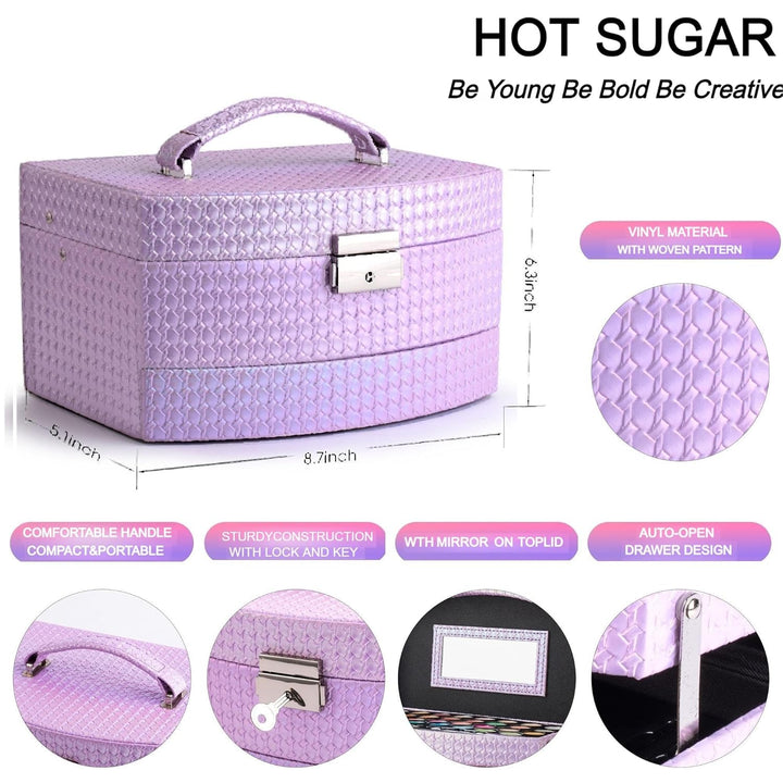Hot Sugar Kit de maquillaje para niñas para regalo de cumpleaños, j...