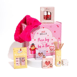 Miss Nella Caja de regalo brillante, juego de belleza para niños co...