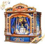 CUTEBEE Teatro musical de rompecabezas de madera 3D para adultos