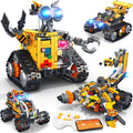 Kit de construcción de robot Demkia para niños y adultos, kit de robótica RC recargable 4 en 1 con control remoto y aplicación, juguetes de codificación STEM y proyectos científicos, regalos de