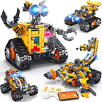 Kit de construcción de robot Demkia para niños y adultos, kit de robótica RC recargable 4 en 1 con control remoto y aplicación, juguetes de codificación STEM y proyectos científicos, regalos de