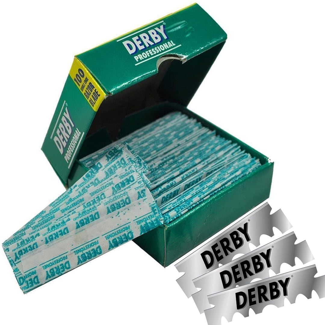 1000 cuchillas de afeitar "Derby Professional" de un solo f...