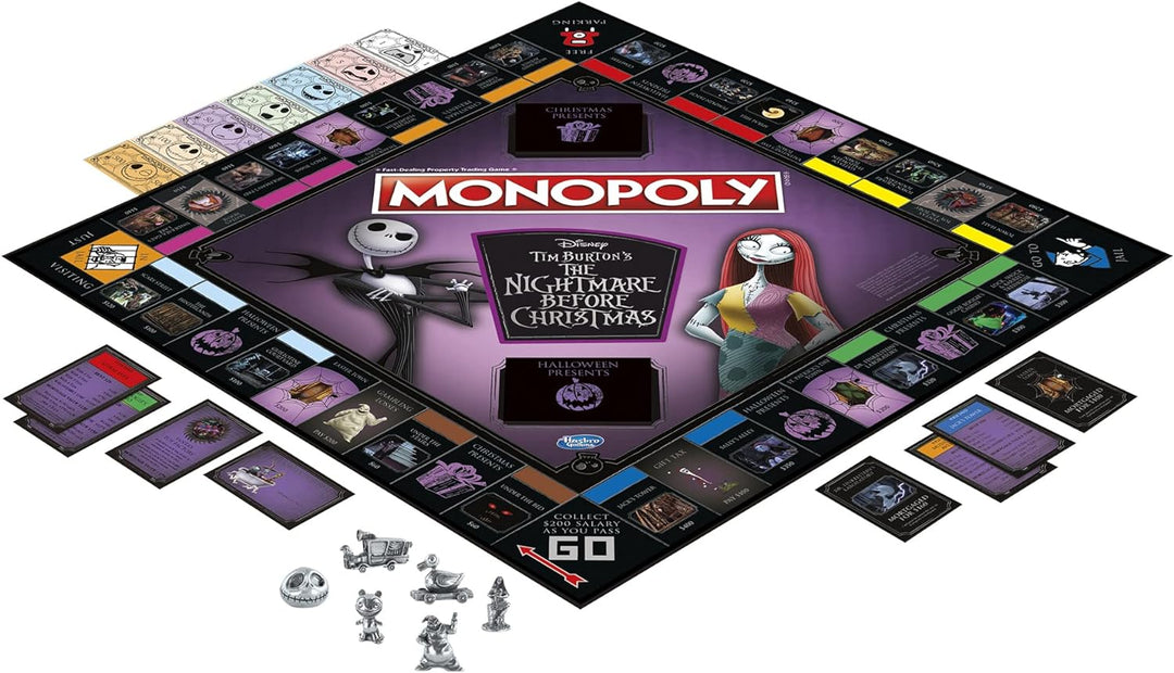 Hasbro Gaming Monopoly Disney Tim Burtons The Nightmare
