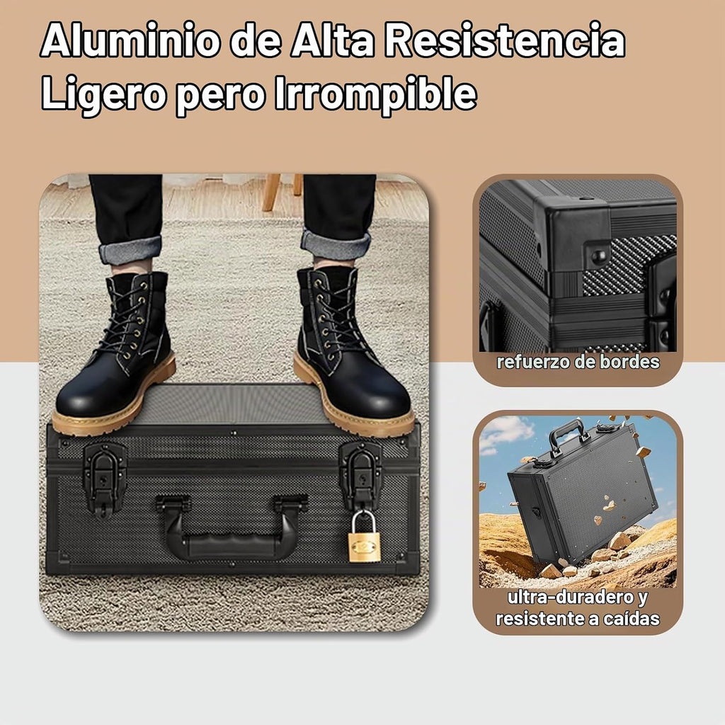 Caja de almacenamiento para tarjetas comerciales, capacidad para