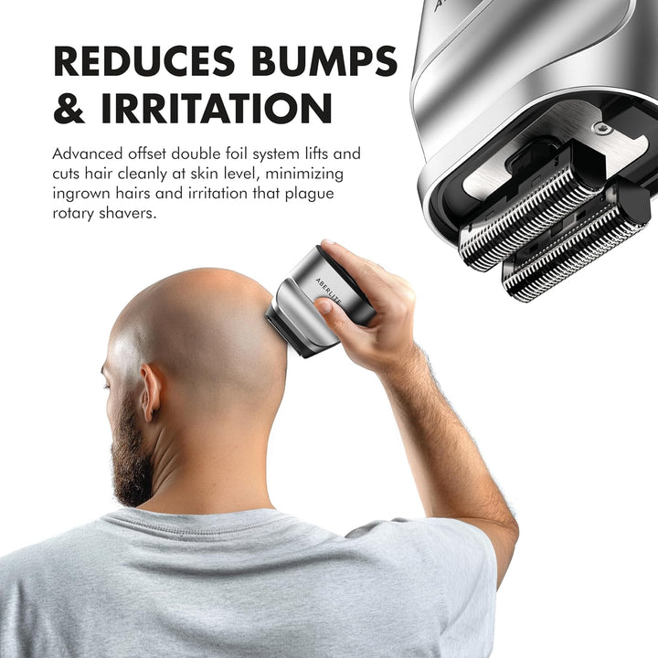 Aberlite Touch 2 - Afeitadora de cabeza de aluminio para hombres ca...