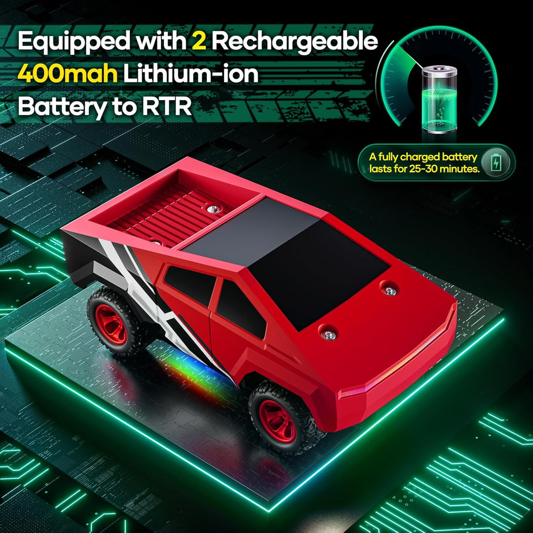 HOMETALL Coche de Control Remoto Camiones RC - Camión RC 2WD Juguet...