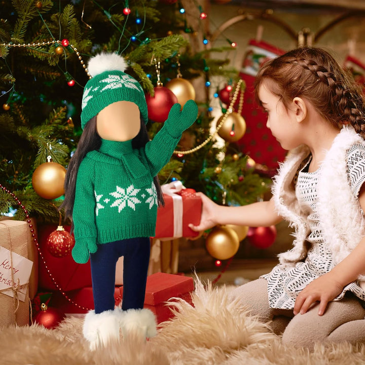 Bencailor Conjunto de 6 piezas de ropa y accesorios de muñeca de Na...