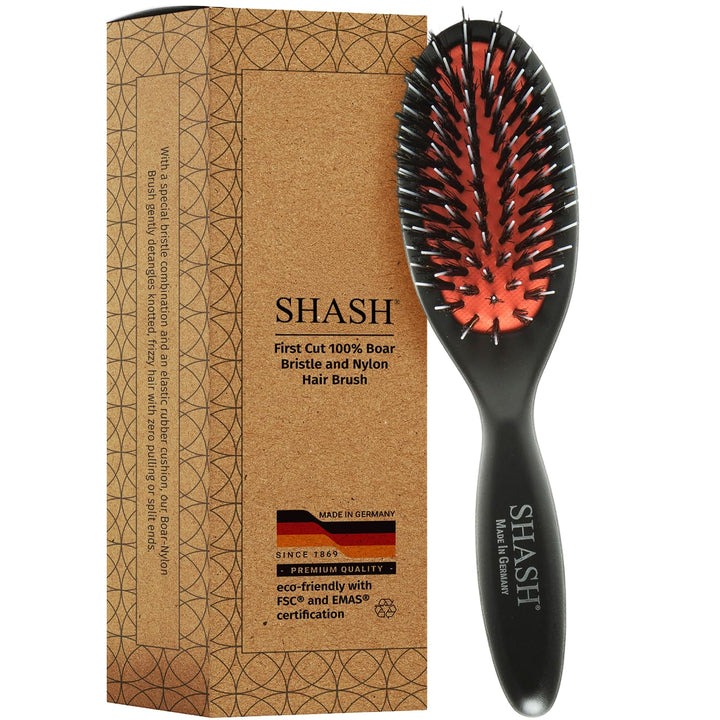 SHASH Desde 1869 hecho a mano en Alemania, cepillo de cerdas de jab...