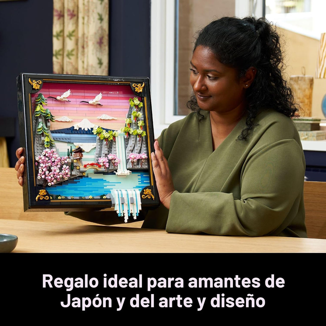LEGO Art 31218 - Juego de construcción de paisaje de cerezo japonés...