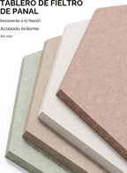 Paquete de 12 azulejos hexagonales de fieltro para tablón de