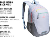 Mochila adidas Foundation para laptop, funda para libros, mochila d...