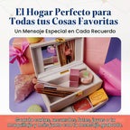 Caja de memoria, caja de memoria grabable con módulo de grabadora de voz extraíble, caja de recuerdo decorativa para fotos y joyas, graba y vuelve a grabar mensajes personales de 60 segundos