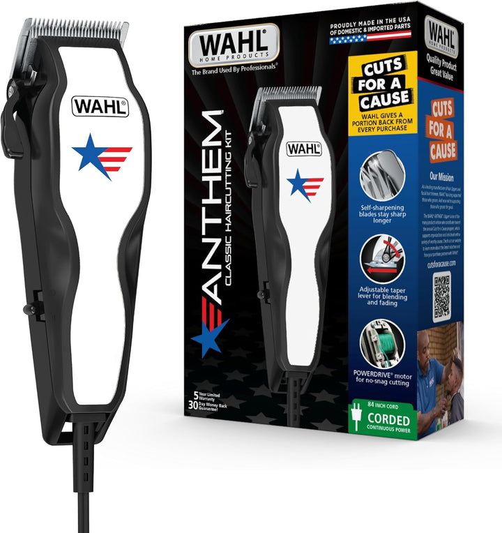 Wahl USA Anthem - Kit de corte de pelo clásico \u2013 Cortapelos co...