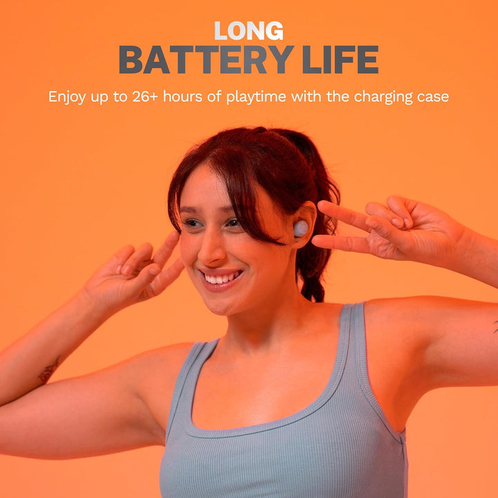 JLab Go Air Pop+ Auriculares True Wireless, Auriculares Intraaurale...