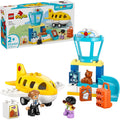 LEGO DUPLO Town - Juguete de construcción por primera vez en el aeropuerto, juego de aprendizaje para niños y niñas a partir de 1.5 años, los más pequeños usan bloques de construcción para explorar emociones, idea de regalo para niños pequeños para cumple