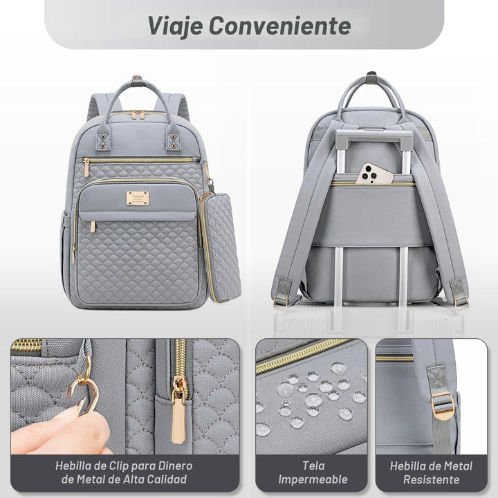 Mochila para laptop Tealari para mujeres, mochila para laptop de 15...