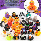 DMSKY 52 Pcs Halloween Rubber Ducks en Bulk, Assorted Styles