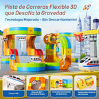 Juego de tren eléctrico, Cubo de pista 3D - Kit de bloques de riel DIY