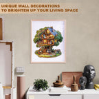 Rompecabezas de casa de árbol de elfos, regalos para adultos, 175 piezas de 11.4 x 11 pulgadas