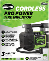 Slime 40086 Inflador de Neumáticos, Inalámbrico, Pro Power, Compres...