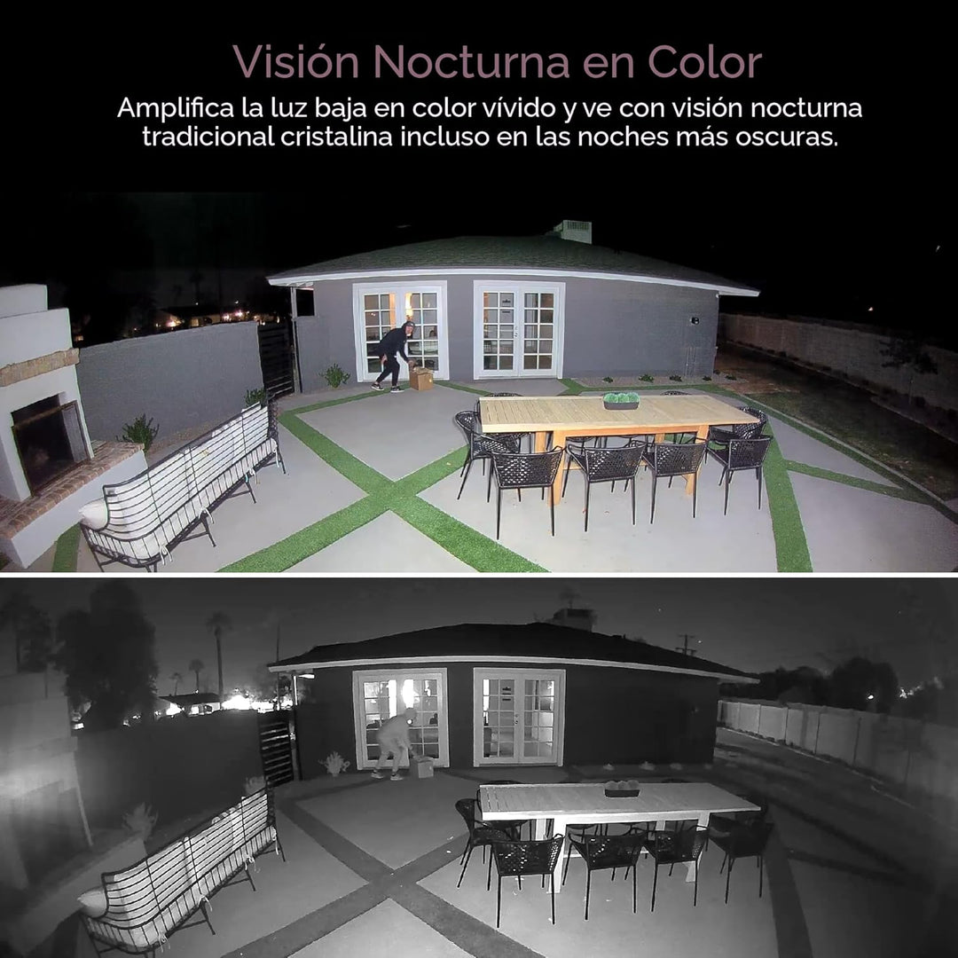 WYZE Cámara Floodlight v2, Cámara de Seguridad para Exteriores, 2K...