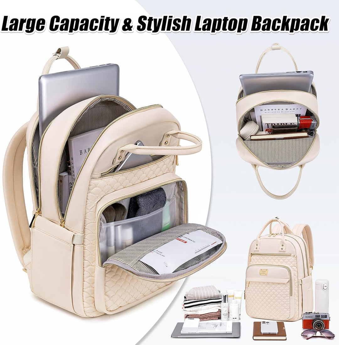 Mochila Tealari para laptop para mujeres, mochila para laptop de 15...