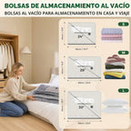 Bolsas de Almacenamiento al Vacío con Bomba digital inalámbrica - 15 Pack