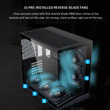 LIAN LI O11D MINI V2 Flow | Carcasa de computadora de aire compacta...