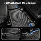 OEDRO Alfombrillas para Ford F-150 Super Cab/Extended Cab 2015-2026