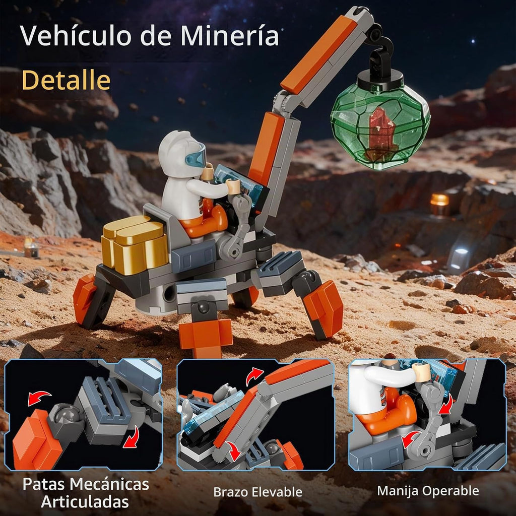 Juego de construcción de naves espaciales interestelares, 502PCS