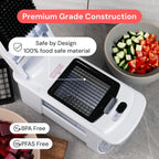 Fullstar Pro XL Picadora de verduras y rebanadora de mandolina, herramienta
