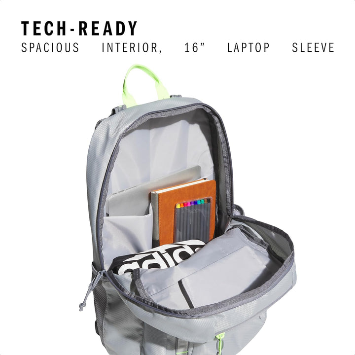 Mochila adidas Excel - Mochila grande y duradera para laptop, libro...