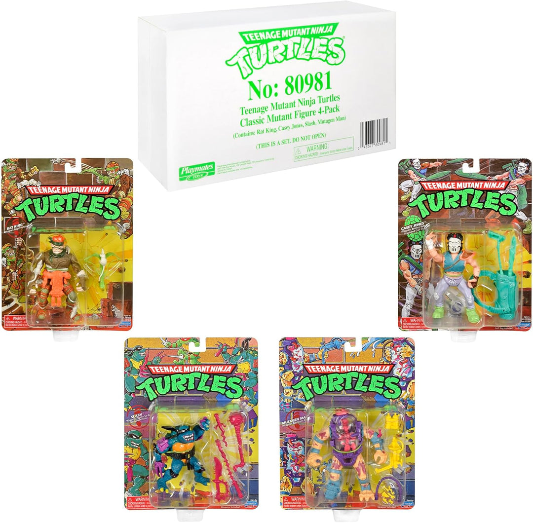 Teenage Mutant Ninja Turtles Paquete de 4 mutantes